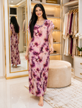 Belavastra Ultra-Soft Rayon Floral Print Maxi Nighty